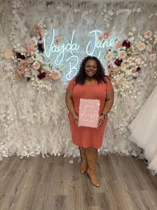 Vayda Jane Bridal - She said yes to the dress!