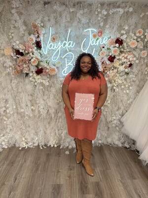 Vayda Jane Bridal - She said yes to the dress!