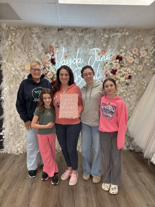 Vayda Jane Bridal - She said yes to the dress!