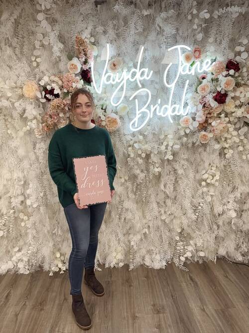 Vayda Jane Bridal - She said yes to the dress!