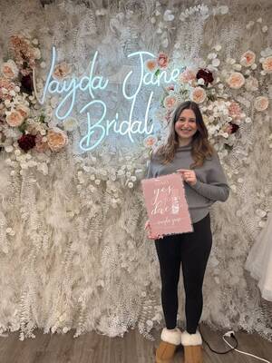 Vayda Jane Bridal - She said yes to the dress!