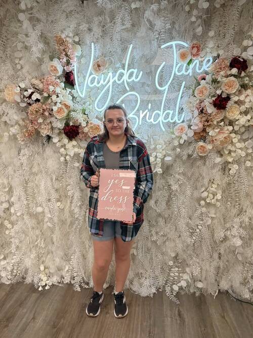 Vayda Jane Bridal - She said yes to the dress!