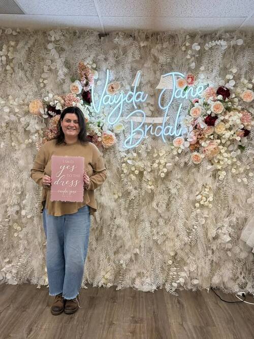 Vayda Jane Bridal - She said yes to the dress!