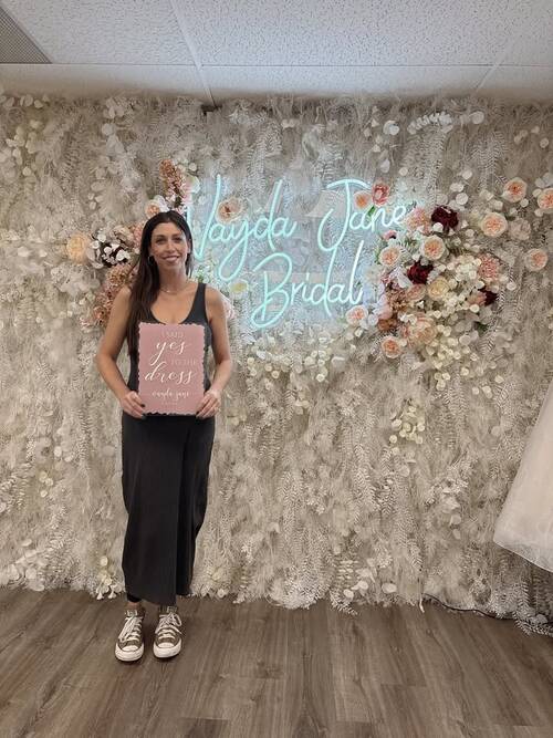Vayda Jane Bridal - She said yes to the dress!