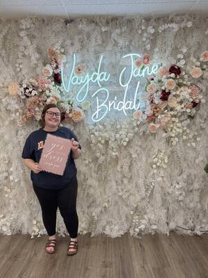 Vayda Jane Bridal - She said yes to the dress!