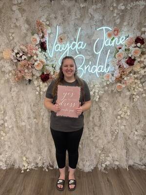 Vayda Jane Bridal - She said yes to the dress!