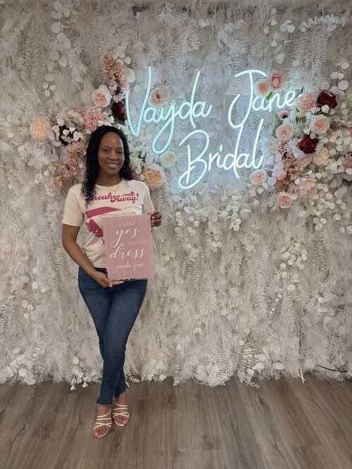 Vayda Jane Bridal - She said yes to the dress!