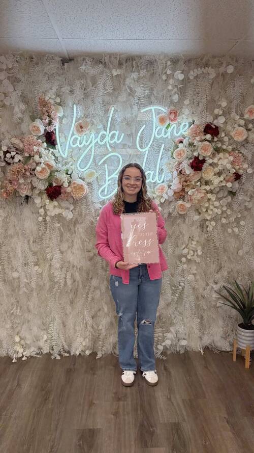 Vayda Jane Bridal - She said yes to the dress!