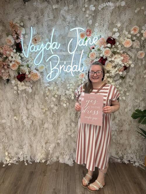 Vayda Jane Bridal - She said yes to the dress!