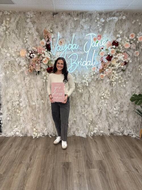Vayda Jane Bridal - She said yes to the dress!