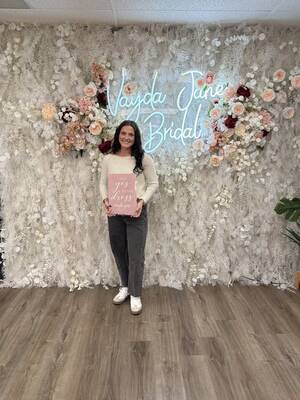 Vayda Jane Bridal - She said yes to the dress!
