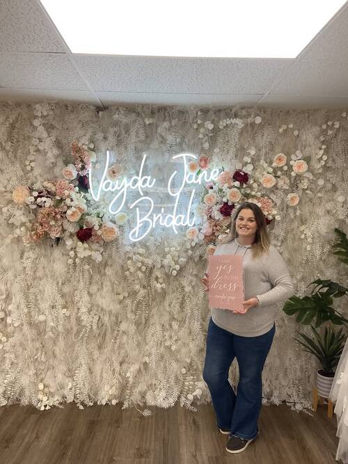 Vayda Jane Bridal - She said yes to the dress!