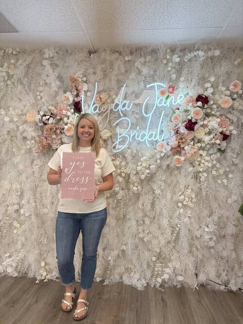 Vayda Jane Bridal - She said yes to the dress!