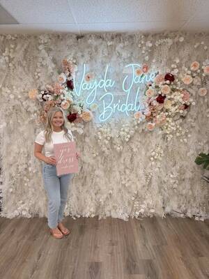 Vayda Jane Bridal - She said yes to the dress!