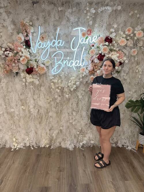 Vayda Jane Bridal - She said yes to the dress!