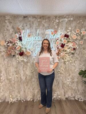 Vayda Jane Bridal - She said yes to the dress!