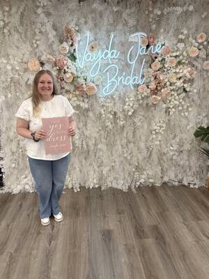 Vayda Jane Bridal - She said yes to the dress!
