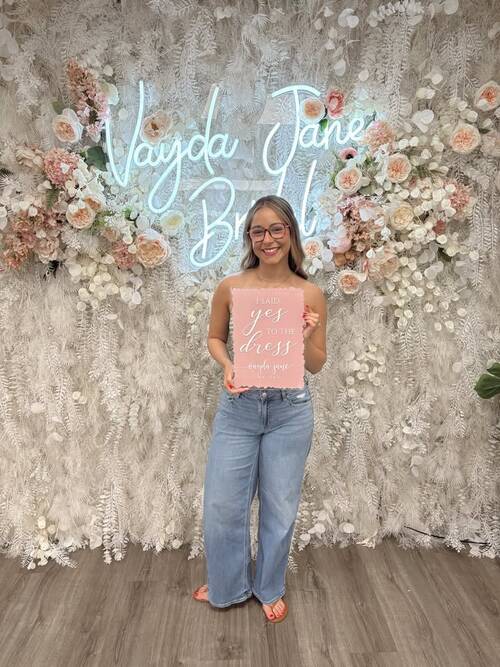 Vayda Jane Bridal - She said yes to the dress!