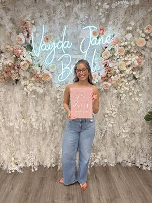 Vayda Jane Bridal - She said yes to the dress!