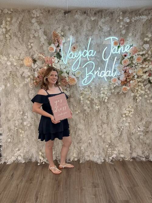 Vayda Jane Bridal - She said yes to the dress!