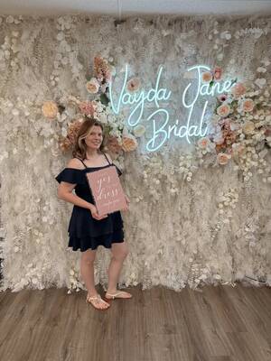 Vayda Jane Bridal - She said yes to the dress!