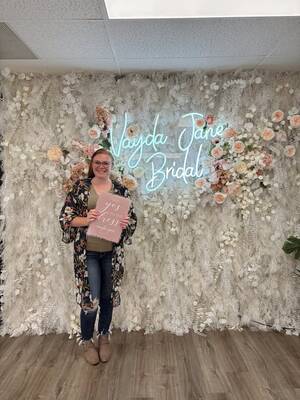Vayda Jane Bridal - She said yes to the dress!