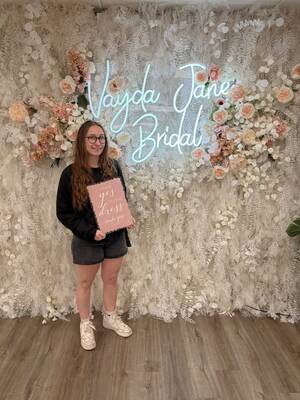 Vayda Jane Bridal - She said yes to the dress!