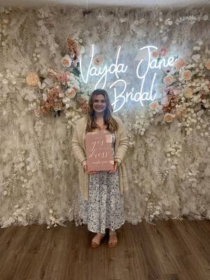 Vayda Jane Bridal - She said yes to the dress!