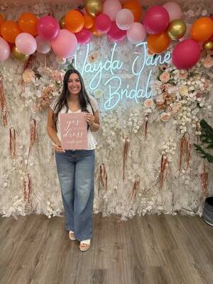 Vayda Jane Bridal - She said yes to the dress!
