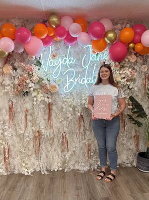 Vayda Jane Bridal - She said yes to the dress!