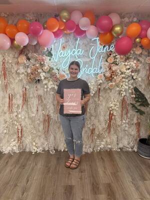 Vayda Jane Bridal - She said yes to the dress!