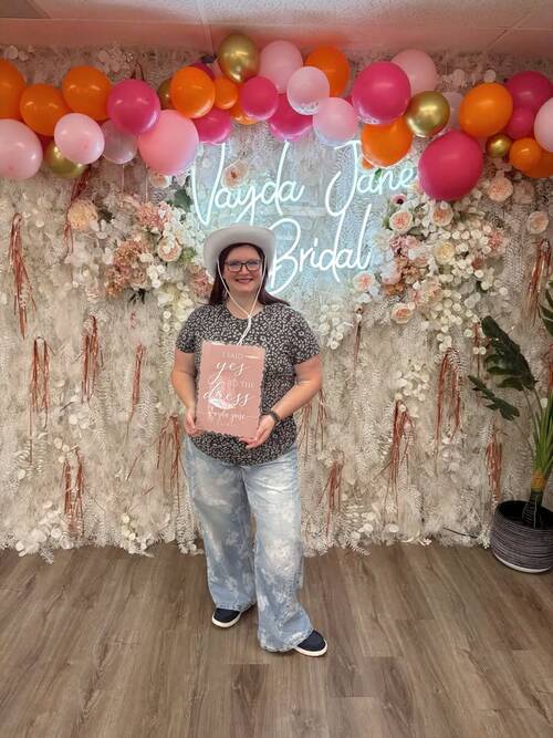 Vayda Jane Bridal - She said yes to the dress!