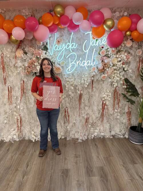 Vayda Jane Bridal - She said yes to the dress!