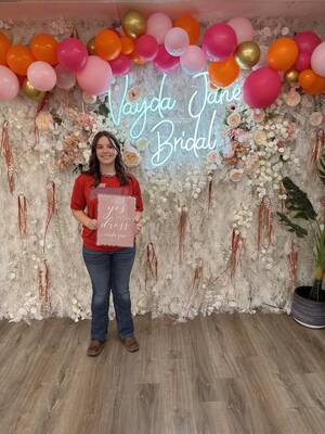 Vayda Jane Bridal - She said yes to the dress!