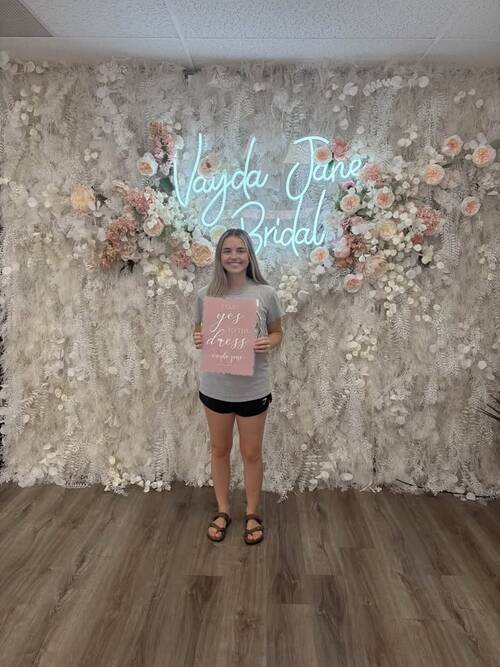 Vayda Jane Bridal - She said yes to the dress!