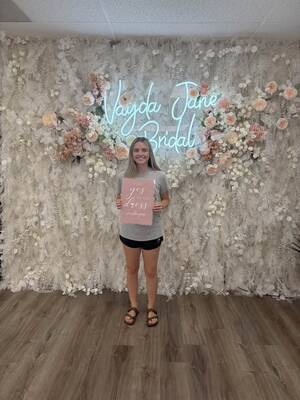 Vayda Jane Bridal - She said yes to the dress!