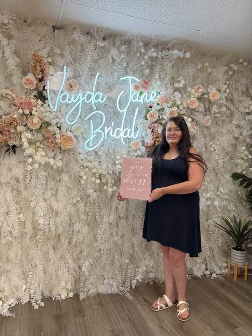 Vayda Jane Bridal - She said yes to the dress!