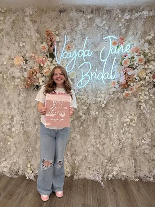 Vayda Jane Bridal - She said yes to the dress!