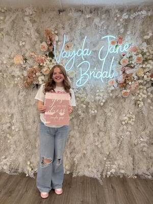 Vayda Jane Bridal - She said yes to the dress!