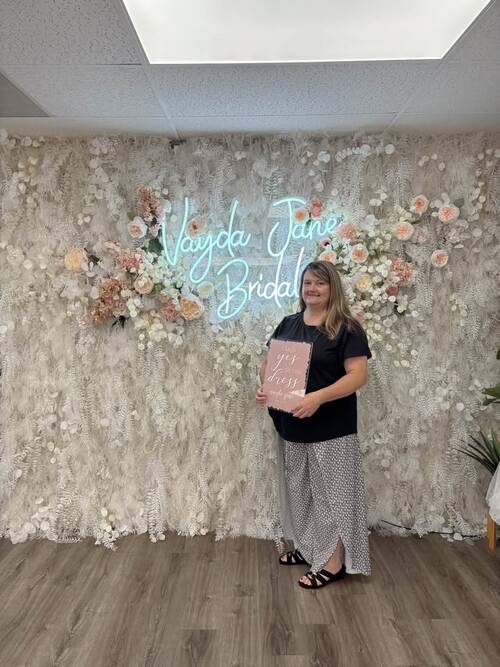 Vayda Jane Bridal - She said yes to the dress!