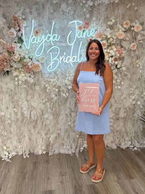 Vayda Jane Bridal - She said yes to the dress!