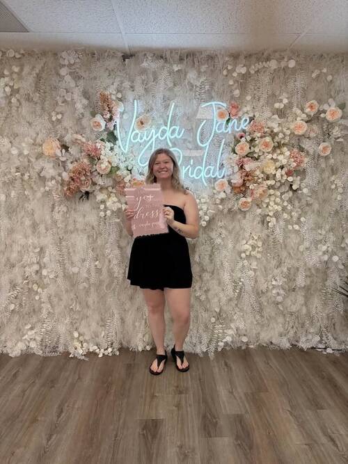 Vayda Jane Bridal - She said yes to the dress!