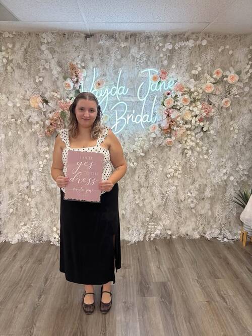 Vayda Jane Bridal - She said yes to the dress!