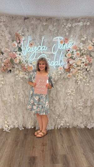 Vayda Jane Bridal - She said yes to the dress!