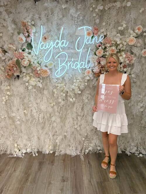 Vayda Jane Bridal - She said yes to the dress!