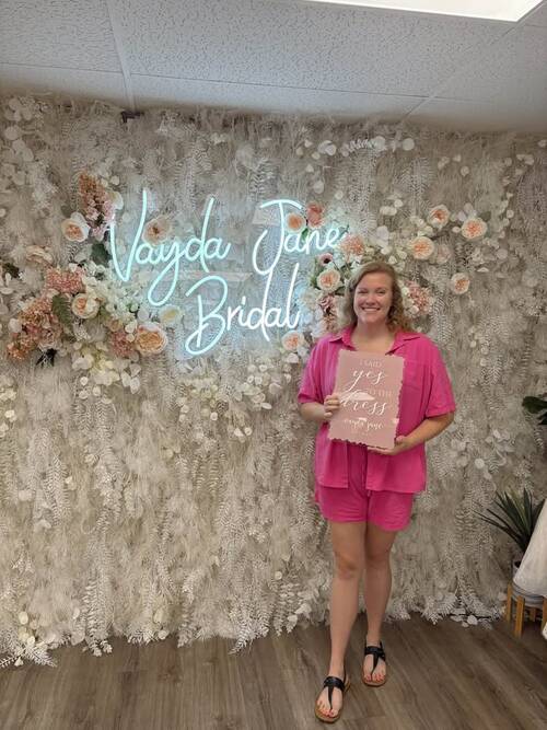 Vayda Jane Bridal - She said yes to the dress!