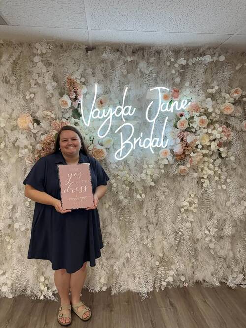 Vayda Jane Bridal - She said yes to the dress!
