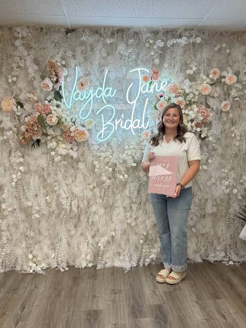 Vayda Jane Bridal - She said yes to the dress!