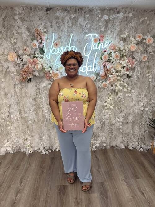Vayda Jane Bridal - She said yes to the dress!