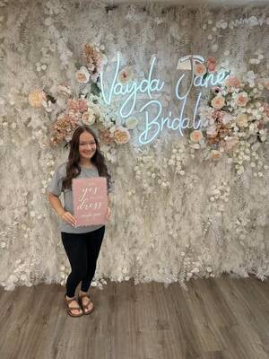 Vayda Jane Bridal - She said yes to the dress!